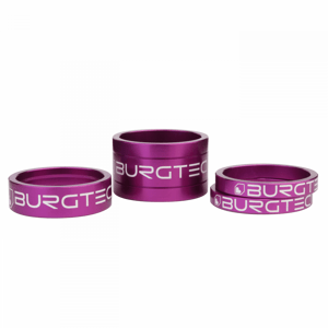 Podložky pod představec BURGTEC Barva: Purple Rain