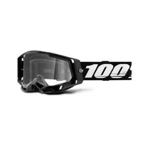Brýle 100% RACECRAFT 2 Goggle - Black - Clear Lens