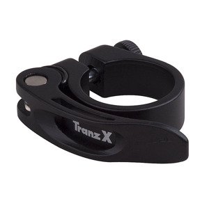 Objímka podsedlová TRANZ-X s rychloupínákem 31,8mm - černá Průměr: 31,8