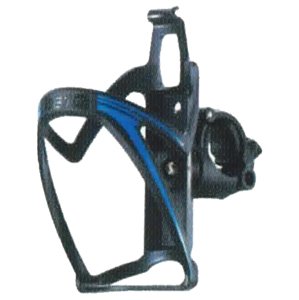 Košík PRO-T plast na řídítka černo - bílá Barevná kombinace: černo-modrá