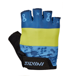 Dětské rukavice Silvini Punta - modré Velikost: 7-8