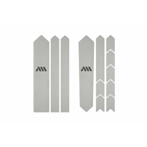 AMS ochranné polepy - ROAD/GRAVEL - Clear/Silver