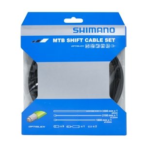 Bowdeny+lanka řadící set Shimano MTB OPTISLICK - černý