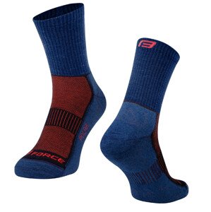 Ponožky FORCE POLAR - modré Varianta: L-XL/42-47