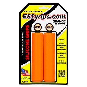 Gripy ESI grips EXTRA Chunky silikonové Barevná kombinace: oranžové