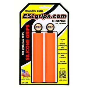 Gripy ESI grips Racers Edge silikonové Barevná kombinace: oranžové