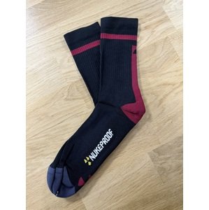 Ponožky Nukeproof Blackline černá/červená L-XL