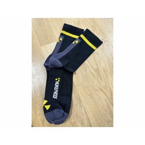 Ponožky Nukeproof Blackline černá/žlutá Velikost: velikost: S-M