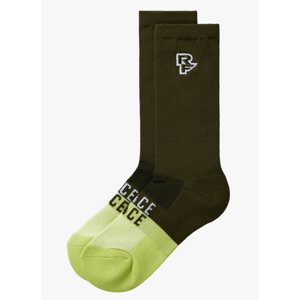 RACE FACE OBLEČENÍ Ponožky RACE FACE FAR OUT Coolmax - zelená Velikost: L/XL